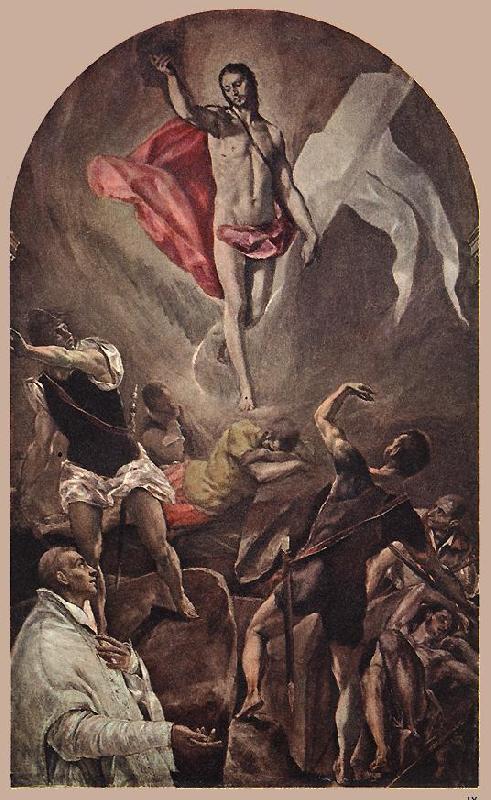 GRECO, El Resurrection hhd oil painting image